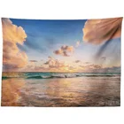 Рассвет над тропическим экзотическим морским пейзажем расслабляющий спокойный пейзаж от Ho Me Lili гобелен для комнаты в общежитии