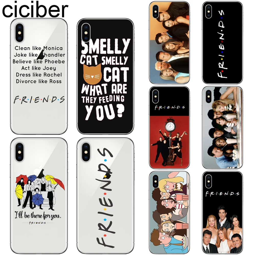 Чехол ciciber Friends TV для Iphone 11 Pro X XS Max чехол iphone XR 7 8 6 6S Plus 5S SE 2020 силиконовый