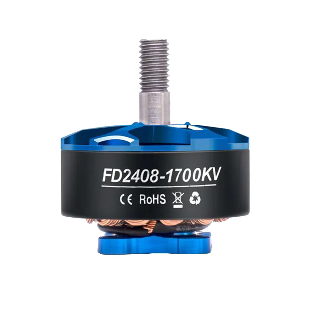 Бесщеточный двигатель HGLRC 2408 1700KV/2500KV для RC Drone FPV гоночных моделей Мультикоптер