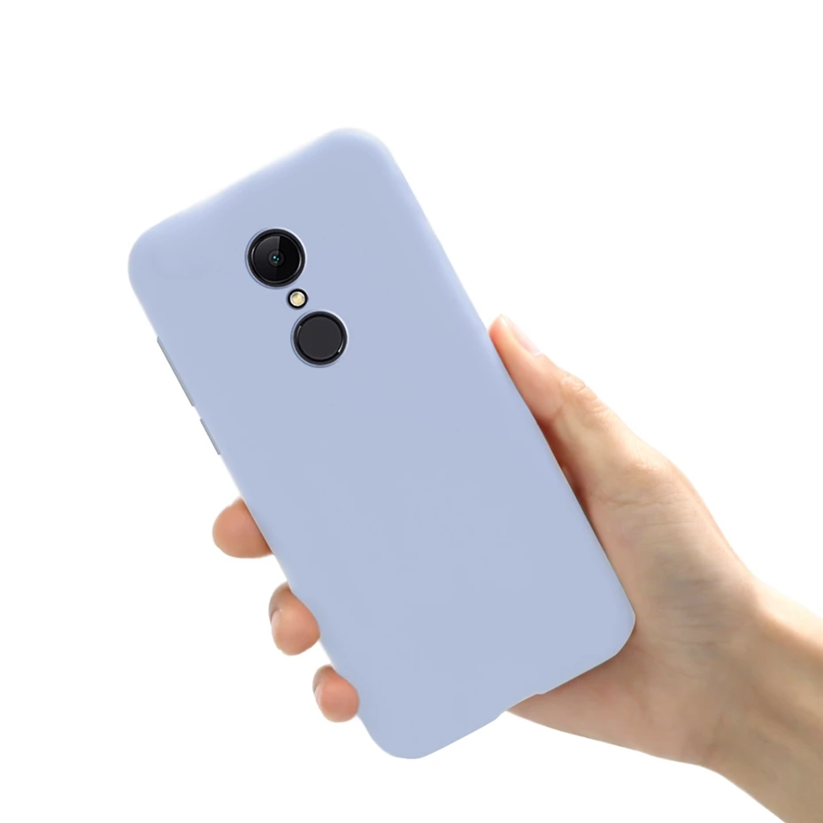 Силиконовый чехол для Xiaomi Redmi 4x 4a 5A 6 6A 7A 8A однотонных ярких оттенков 5 Plus 8 a8 7 S2 GO K20