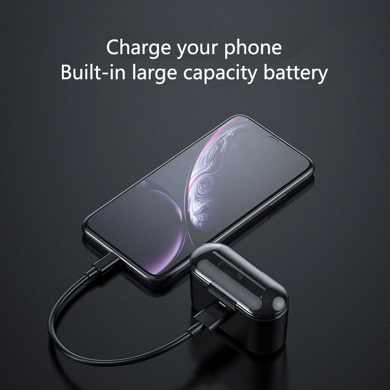 Bluetooth наушники настоящие беспроводные 5 0 TWS вкладыши IPX5 Водонепроницаемая мини