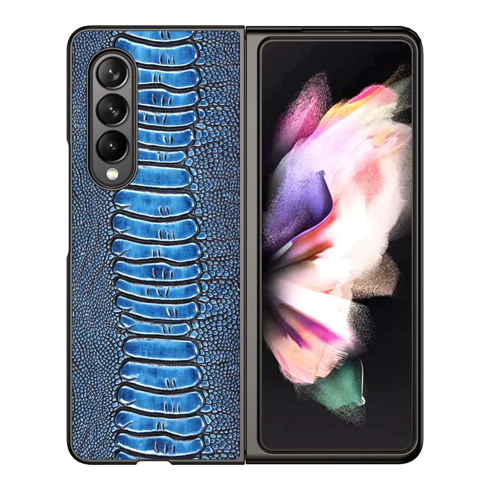 

Тонкий винтажный кожаный чехол для телефона Samsung Galaxy Z Fold 3 2 Fold3 Fold2 Z Flip 3 Flip3, защитный чехол без отпечатков пальцев