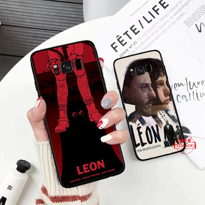 Leon Matilda Natalie Portman Silicone Soft Case for Samsung S6 S7 Edge S8 S9 S10 Plus Note 8 9 10 M10 M20 M30 M40 |