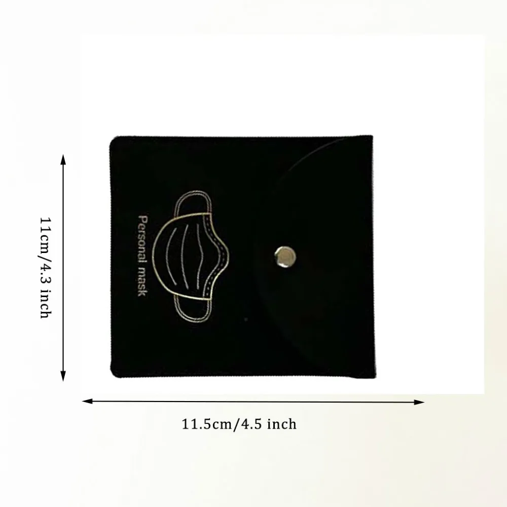 

Wallets Cover Portable Face Masks Bag Organizer Fashon Cleaning Protect Bag Storage Box Mask Storage