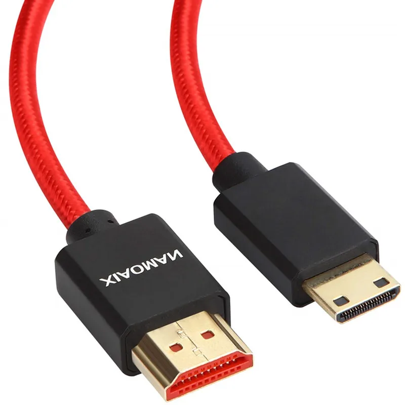 Высокоскоростной мини Кабель HDMI с позолоченным покрытием 1 м 2 3 5 штекер 1080P для