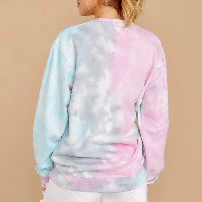 Вареный с о образным вырезом длинным рукавом женские свитшоты летняя модная