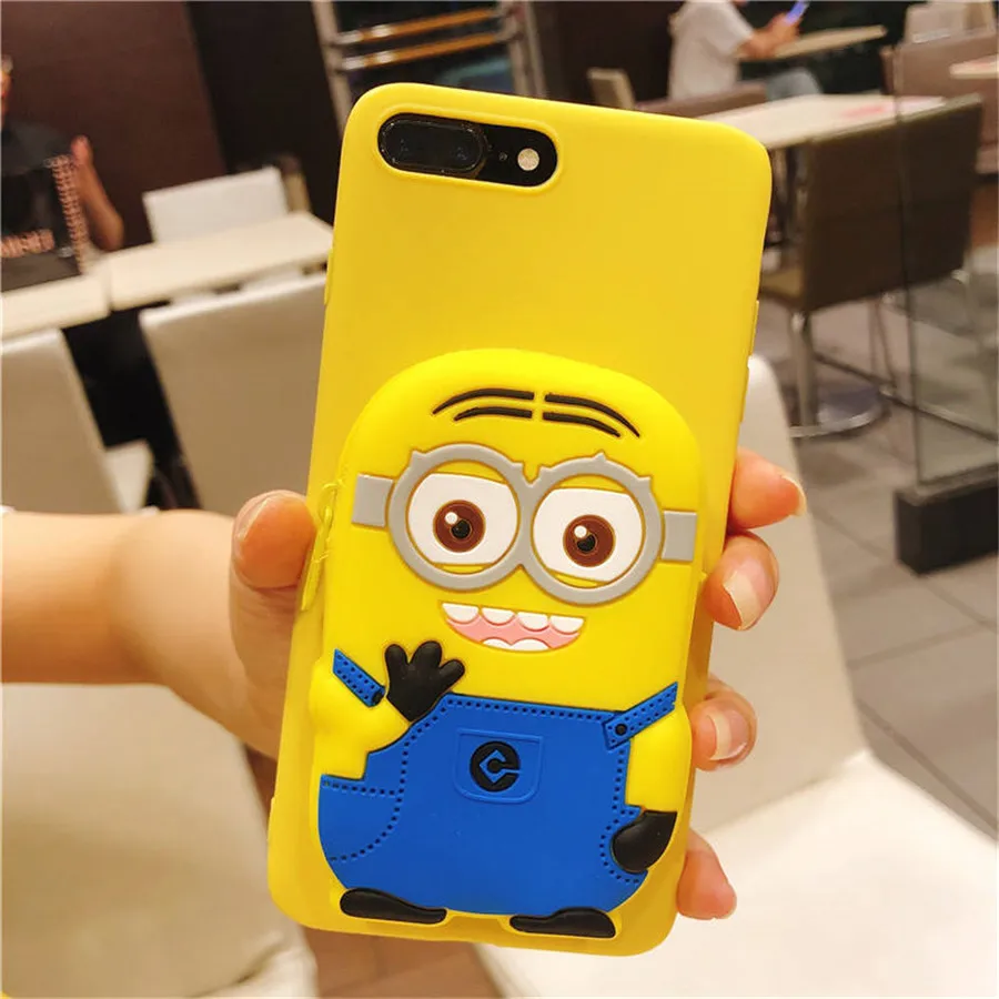 Чехол-Кошелек с 3D рисунком Минни Ститч Медведь силиконовый чехол для samsung Galaxy J2 Pro J5 Prime J2 J7 Prime мягкий чехол для телефона