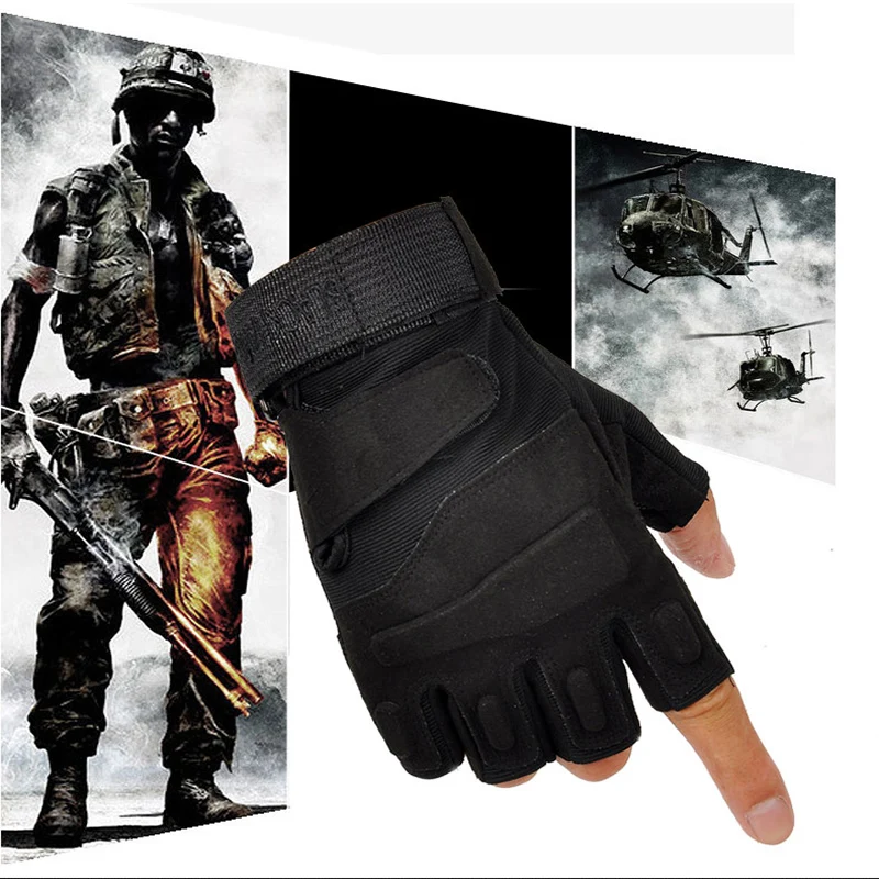 Тактические перчатки для езды на велосипеде военные страйкбольные стрельбы в