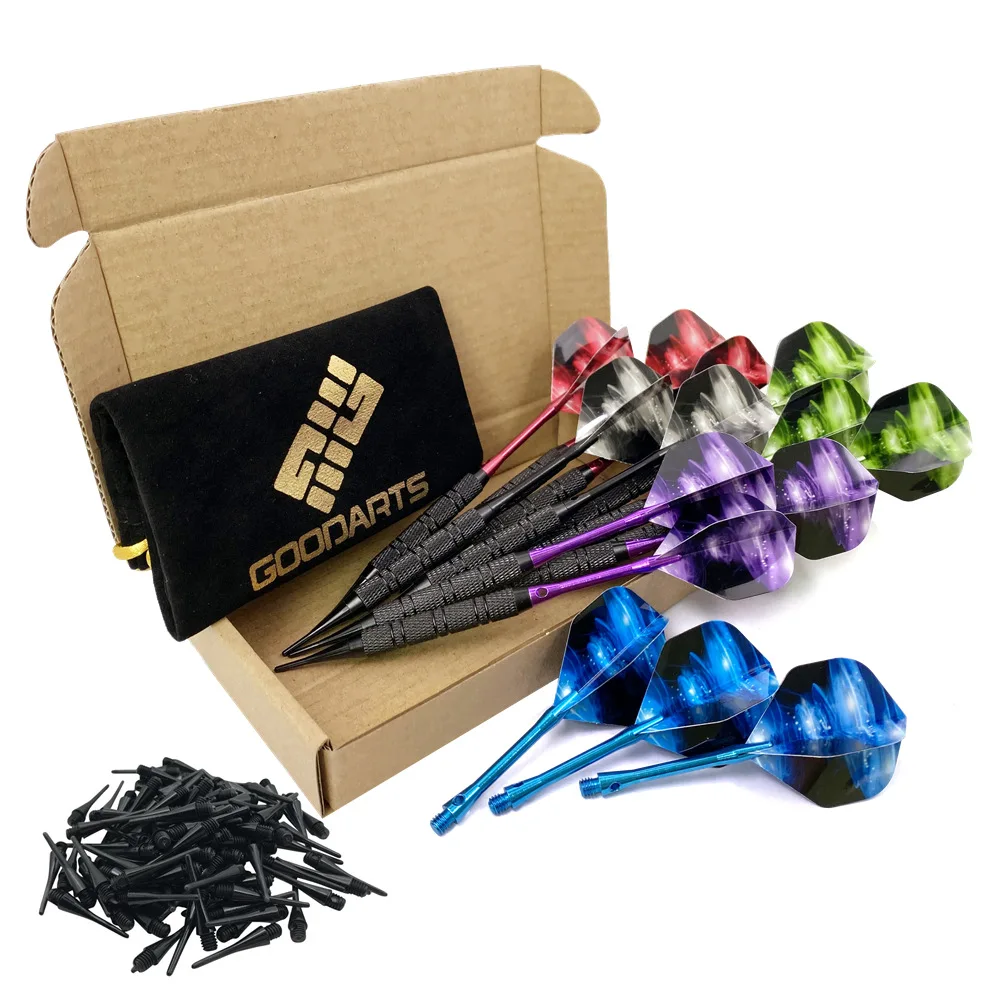 

Professional Game-level Electronic Darts Set, 12 Sets of Electronic Dart Needles, Soft Dart Set with 100 Soft Dart Heads