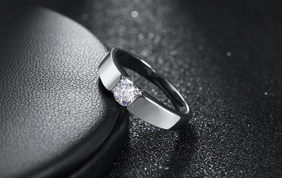 

925 стерлингового серебра сияющие хрустальные кольца с муассанитом для мужчин; Размеры для детей в возрасте от 7/8/9 модные вечерние подарки дл...