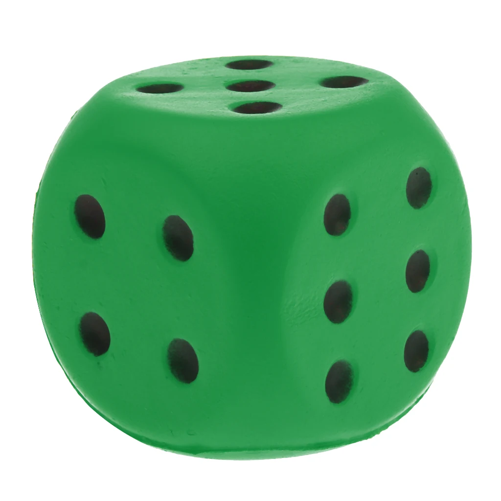 

6cm Sponge Dice Spot Foam Dice Child Kids Teaching Enlightenment Cognition