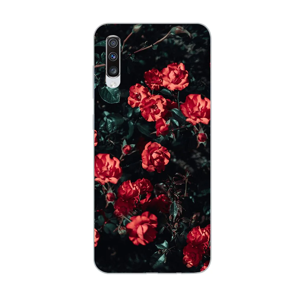 WM03248 Чехол для телефона ciciber для samsung Galaxy A50 A70 A80 A40 A30 A20 A60 A10 A20e Мягкий силиконовый чехол из ТПУ с розами в винтажном стиле - Цвет: WM03248