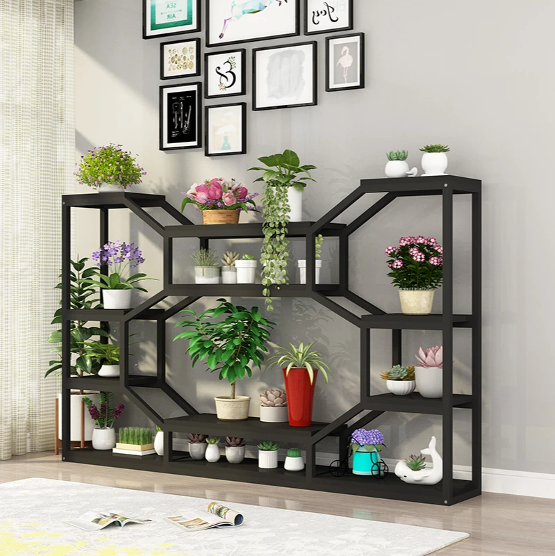 

Подставка для цветов, железная многослойная комнатная полка с зеленым редисом для суккулентов, гостиной, дома, балкона