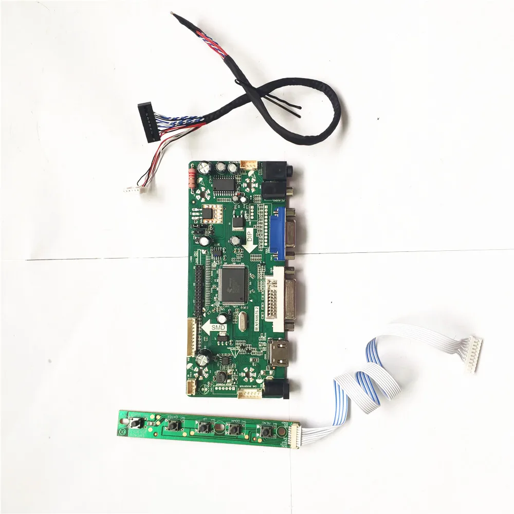 Для LP173WD1 TLH5/TLH6/TLH8/TLH2/TLH4 совместимому с HDMI VGA DVI 1600*900 WLED 40 контактный LVDS М. NT68676 плата