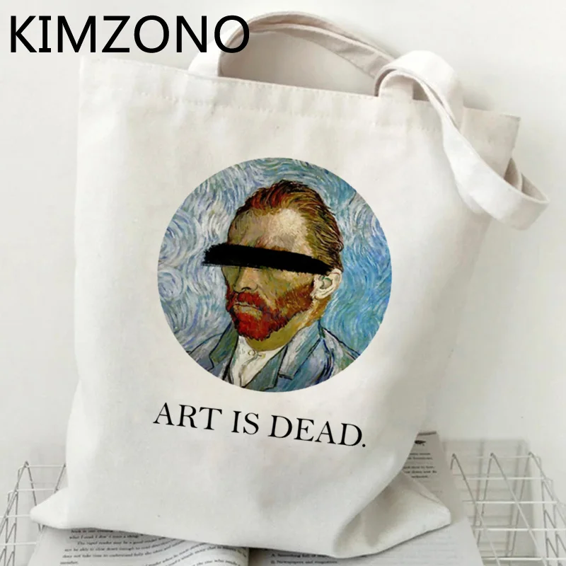 

Van Gogh shopping bag shopper bolsas de tela bolso handbag eco shopper bag tote bolsa compra reusable cloth grab