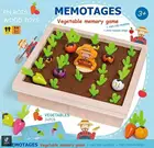 Деревянная игрушка, деревянная Запоминающая память для растений, игровой стол, игровой дом для всей семьи, вытягивающая редис, морковь, подарок на день рождения, Рождество, 1 шт.