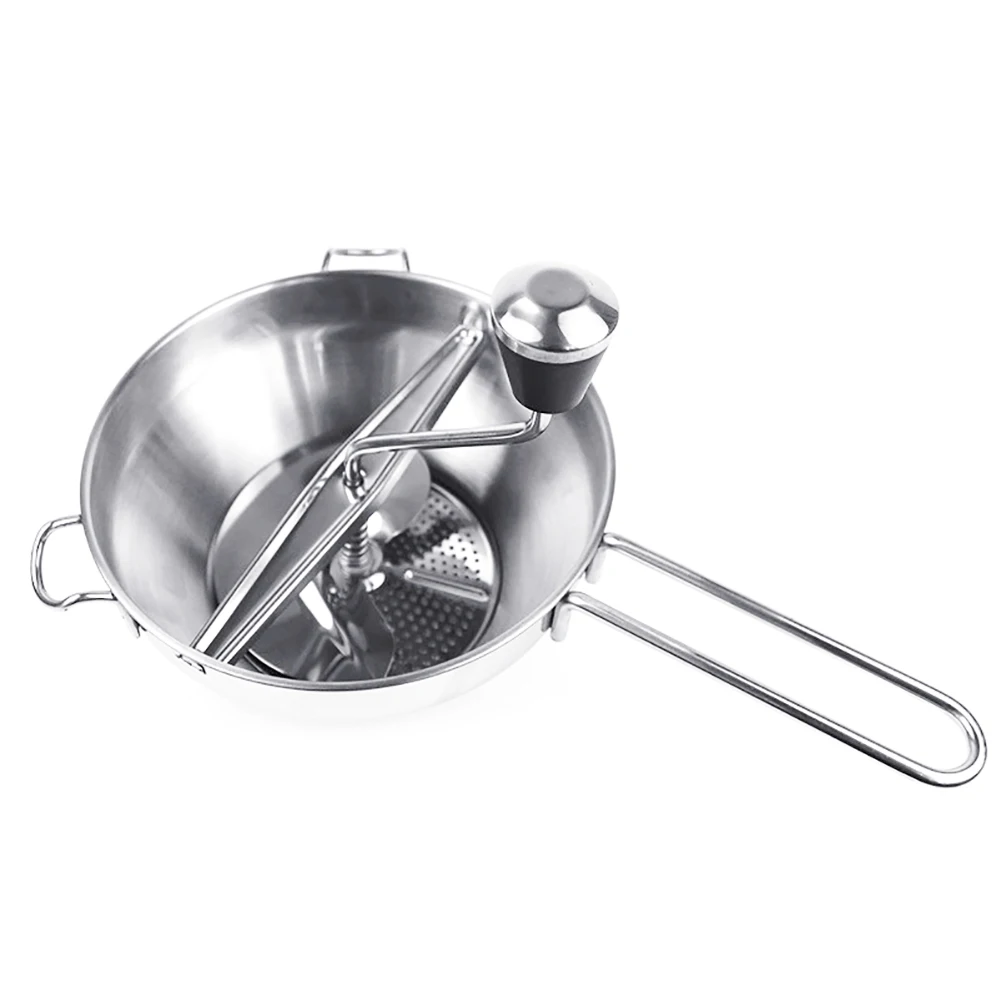 Ручной Нержавеющая сталь 33x20 см фрукты Варенье овощ Картофель помидор смеситель