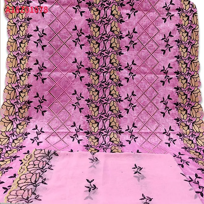 

2021 New African Bazin Riche Fabric, African Embroidery Fabric, Printed Ladies Dress Fabric