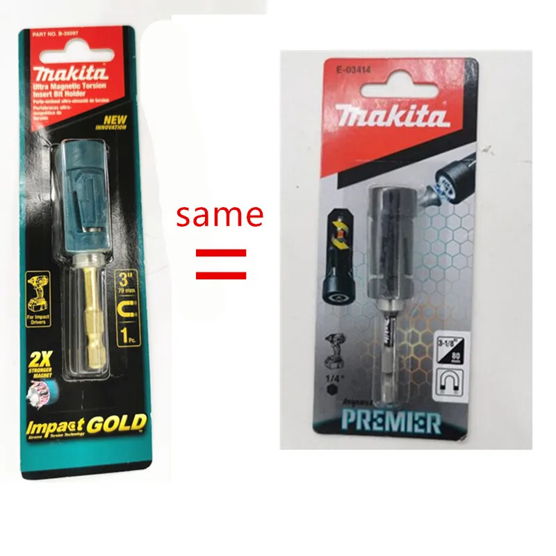 Набор торсионных бит Makita Impact Gold 79 мм 3 дюйма B-28531 B-35097 UltraMag магнитный держатель для