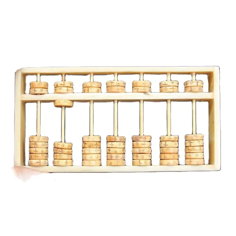 

Bone carving craft antique miscellaneous bone carving abacus