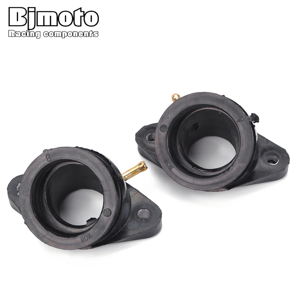 

Motorcycle Rubber Carburetor Adapter Inlet Intake Pipe fit For Yamaha 2GV-13586-01 2GV1358601 2GV-13586-02 2GV1358602