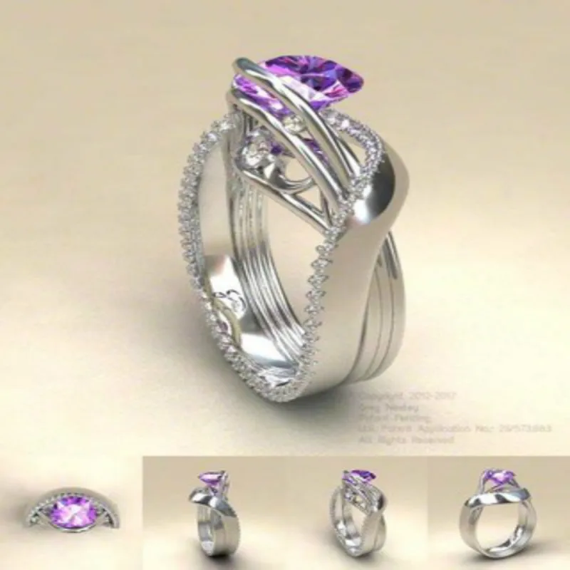 Новинка осени 2019 популярное двухцветное серебряное кольцо из серебра 925 пробы с