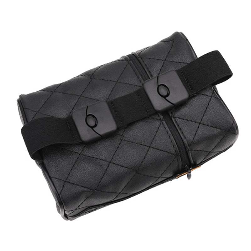 

Tissue Box PU Leather Car Tissue Box Napkin Holder Sun Visor Hanging Storage Box For Car Back Seat Hanging Paper Holder