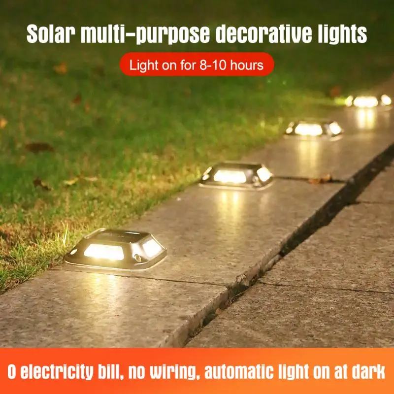 

Уличные светодиодные фонари на солнечной батарее, освещение для газона, уличное освещение для сада, украшение на солнечной батарее, освесве...