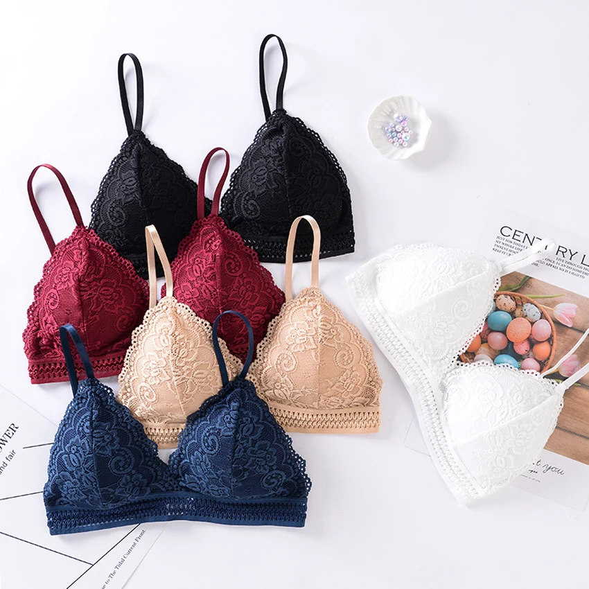 

Sexy Women's Underwear New Seamless Bra Push Up Gathering Backless Padded Bralette Triangle Cup Lingerie Soft Ultrathin Bras