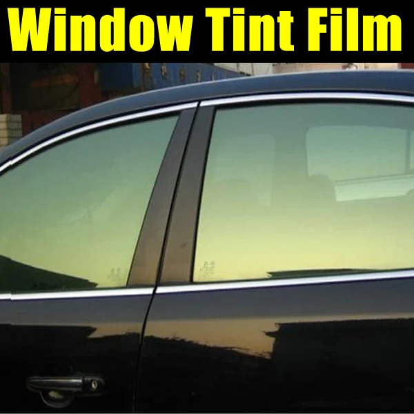 Película de tinte verde oliva para ventana de coche, rollo de vidrio VLT 300 de 1 capa, protección Solar comercial para casa y coche, 50x 20% cm