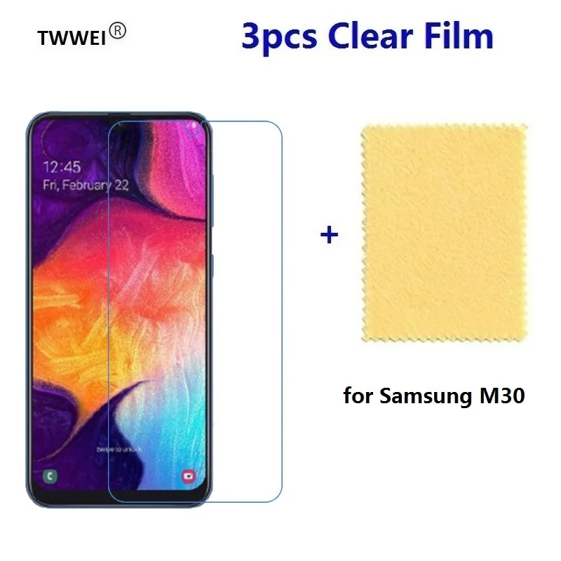 3 шт пластиковая мягкая защитная пленка для samsung A30 A50 M30 lcd(не стекло) защитная пленка из фольги на A30 A50 M30