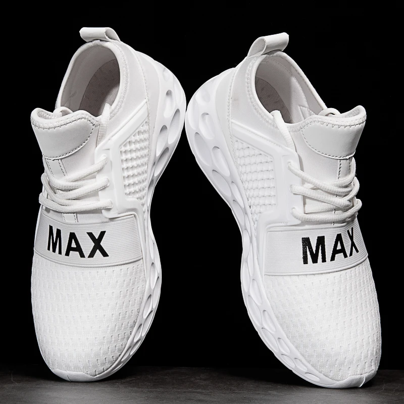 

Men's Summer New Casual Shoes Woman Lightweight Large Size Outdoor Sports Shoes Beach Shoes Couple Mesh 48 Yards 47 White