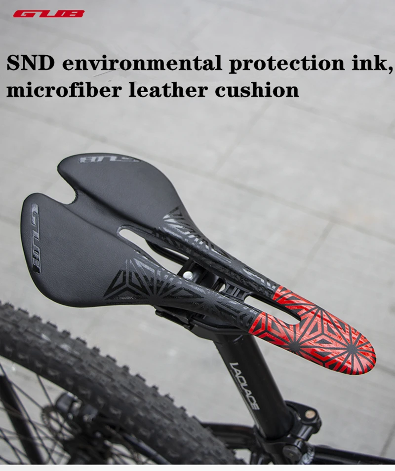 

Bicycle Saddle Seat GUB 1120 Mountain Road Bike Microfiber Leather Riding Saddle Hollow Seat Pack Steel Bow MTB Chair Mat