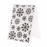 new plastic embossing folder template for diy scrapbook photo album card paper craft christmas snowflake