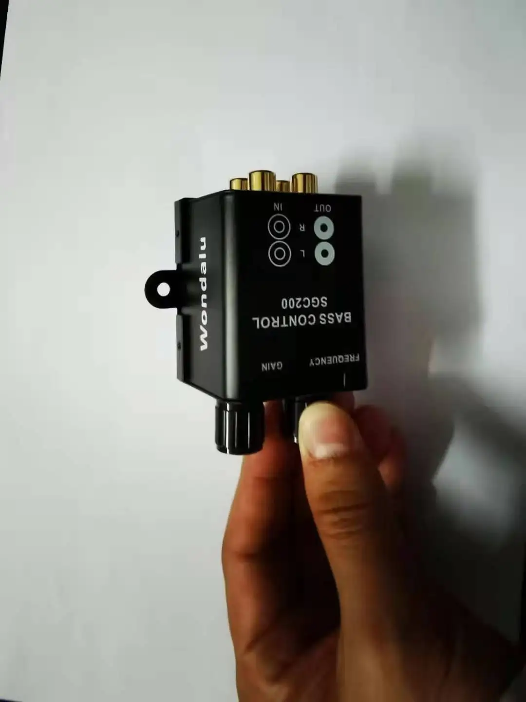 Wondalu дистанционный усилитель устройство управления басами 2 RCA усиление