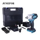 Электрический бесщеточный ударный гайковерт, 18 в, 12 нм, перезаряжаемый разъем, электроинструмент, адаптируется к батарее Makita 18 в