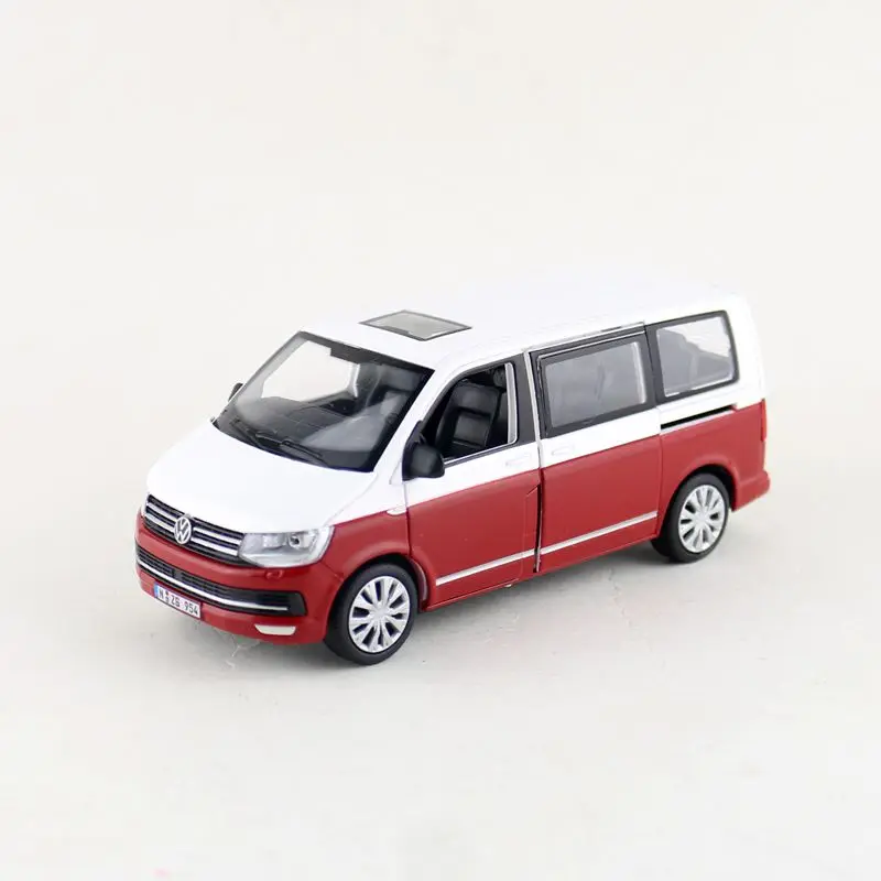 Модель игрушки под давлением в масштабе 1:32 мультифургон Volkswagen T6 автомобиль со