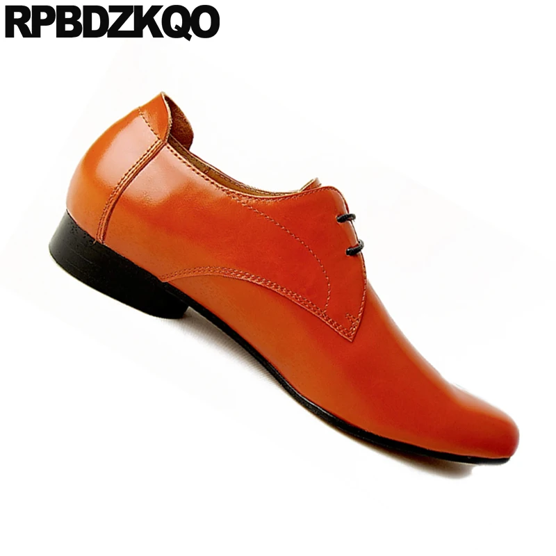 Повседневные коричневые туфли оксфорды на шнуровке 2021 из натуральной кожи в