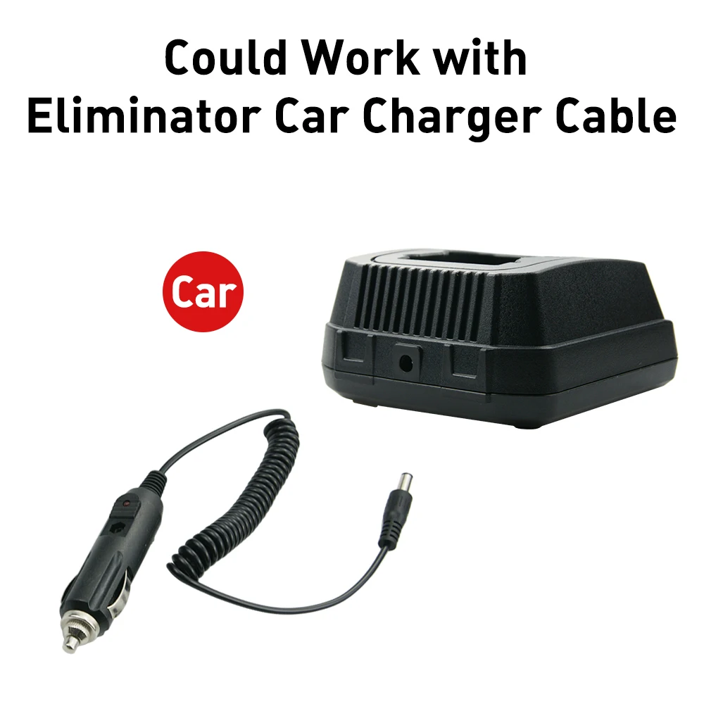 DDesktop Quick Charger Base Set for Walkie Talkie STP8000 STP9000 Sepura Series Ham Radio RF Transceiver Charger