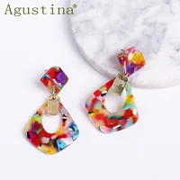 agustina small earrings fashion jewelry resin drop earrings for women dangle spring earrings bohemian earring acrylic geometric