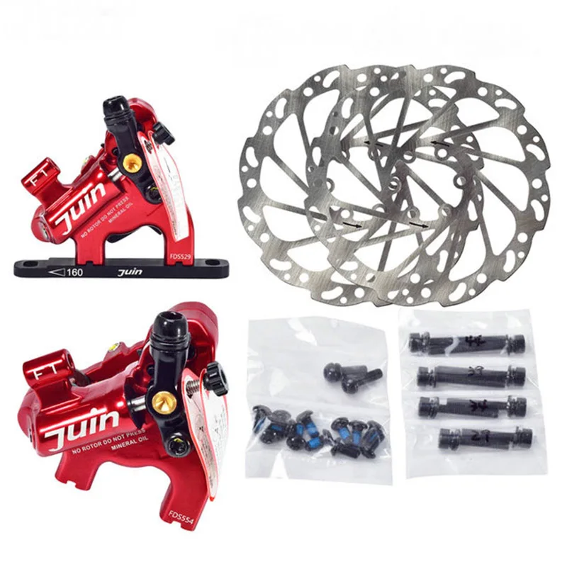 Гибридный гидравлический плоский кронштейн Juin Tech F1 для велосипеда Скоба