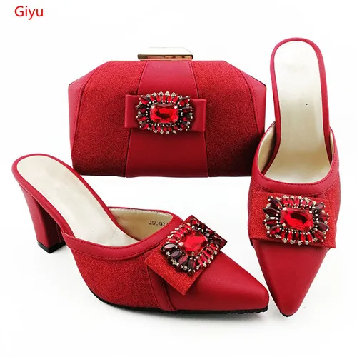 Doershow красные туфли и сумка подходящие к серебристым комплекту лидер продаж