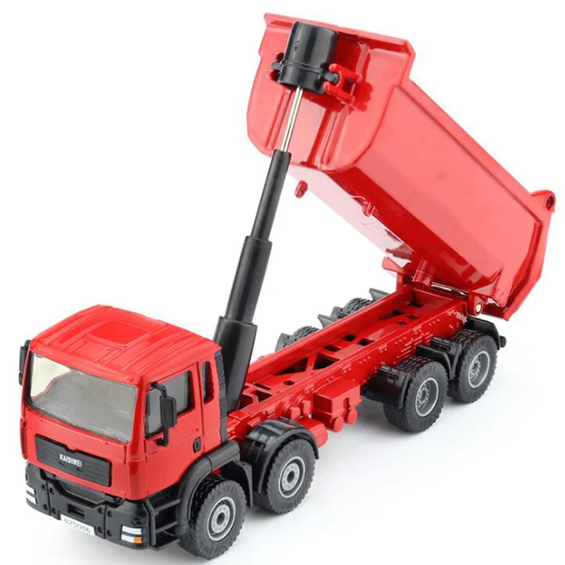1:50 раздвижной грузовик из сплава модель инженерной игрушечной машины