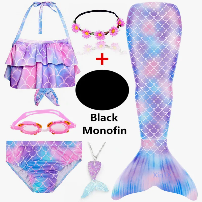 Необычные Красивые Новые хвост русалки купальные костюмы с моноластами для