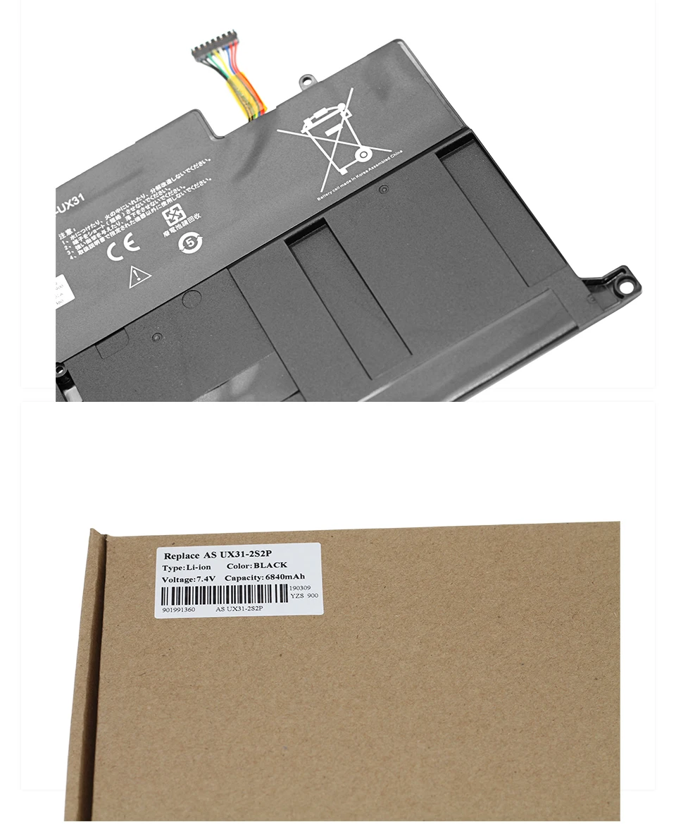 ApexWay 7,4 V 50WH Батарея для Asus C21-UX31 C22-UX31 C23-UX31 ZenBook UX31A UX31E серия Ultrabook