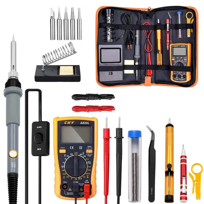 

Электрический паяльник, 60 Вт, 220 В, 110 В, С регулировкой температуры