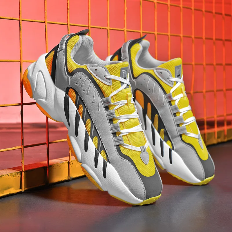 spesifikasi HikerKing Sneakers Pria Bermerek 2021 Sepatu Olahraga Kasual Pria Mewah Sepatu Latihan Tenis Sejuk Sepatu Pria Luar Ruangan Gym