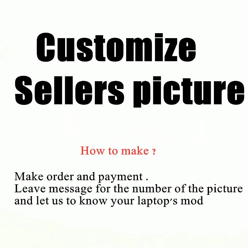 Sellers picture Наклейка для ноутбука acer dell hp lenovo samsung 12 13 14 15,6 дюймов, защитная пленка для экрана клавиатуры, водонепроницаемая - Цвет: Sellers picture