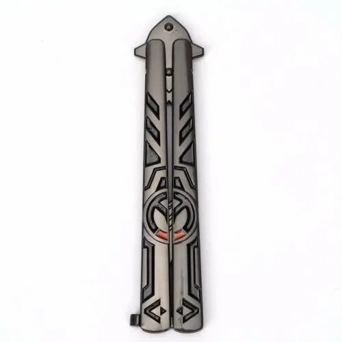 Тренировочный нож Balisong Butterfly металлический стальной ящик для тренировок подарки