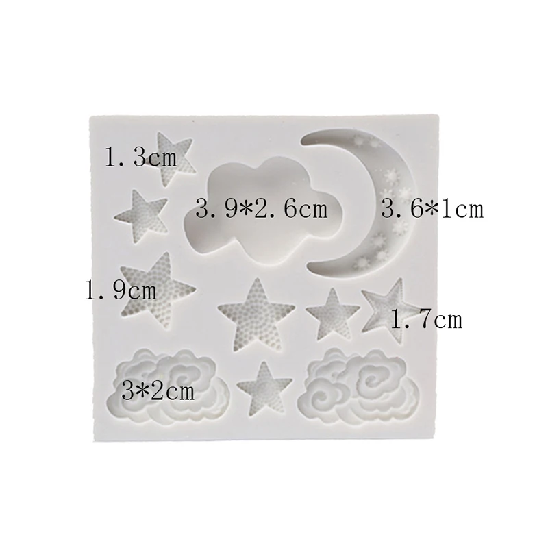 

Silicone Mold Star Moon Shape Silicone Mould DIY Fondant Cake Mold Gummy Chocolate Mold Baking Appliance silicone molds